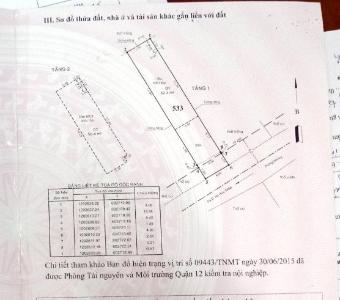 Bản vẽ nhà phố Quận 12 Nhà phố hẻm xe hơi đường Thạnh Lộc 31, diện tích 87.1m2 có sân để xe hơi.