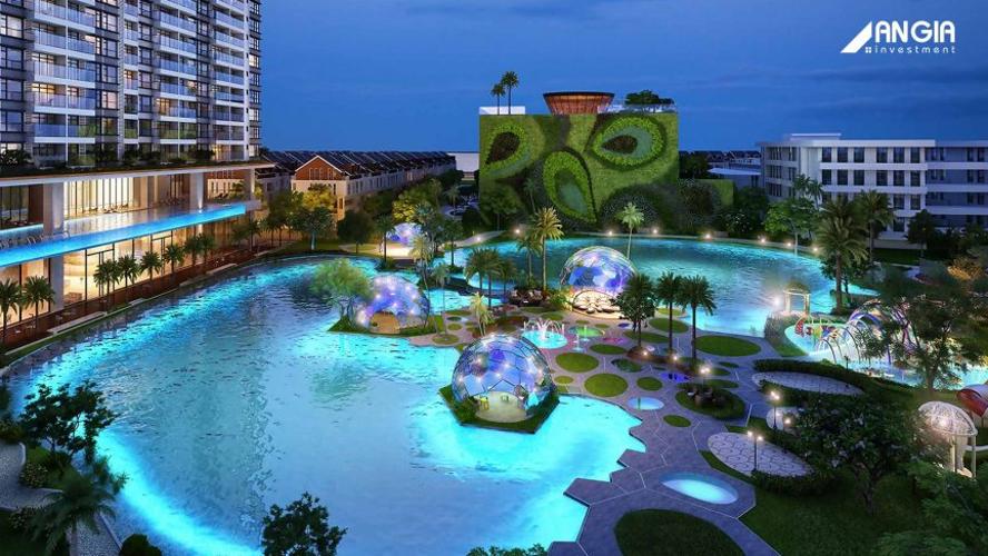 Tiện ích hồ bơi Sky 89 An Gia Căn hộ Sky 89 An Gia tầng cao, bàn giao nội thất cơ bản.