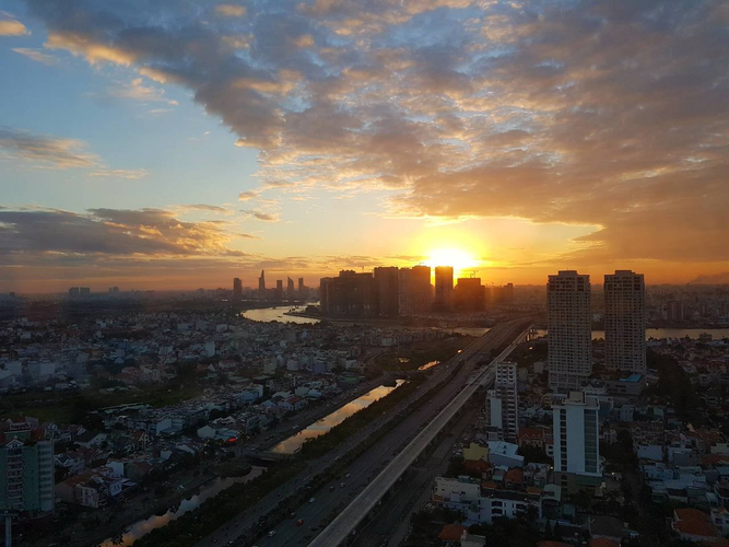 View căn hộ Masteri Thảo Điền, Quận 2 Căn hộ Masteri Thảo Điền có 3 phòng ngủ, đầy đủ nội thất cao cấp.