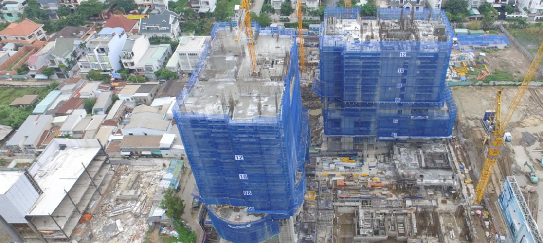 Gateway Thảo Điền - Tiến độ xây dựng hai tòa nhà The Aspen và The Madison