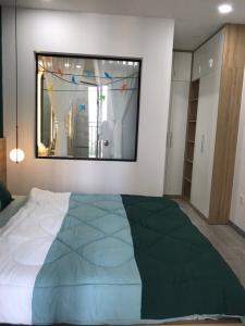 Phòng ngủ Sunrise Riverside Căn hộ Sunrise Riverside tầng trung, đầy đủ nội thất.