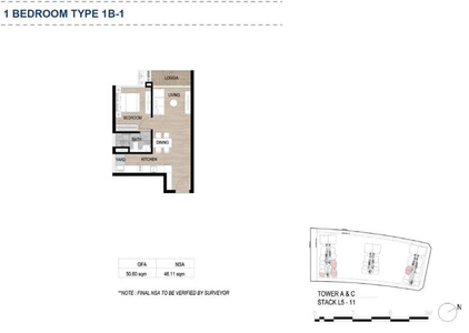 Layout căn hộ The Metropole Thủ Thiêm, Quận 2 Căn hộ The Metropole Thủ Thiêm ban công rộng rãi, view đón gió mát.