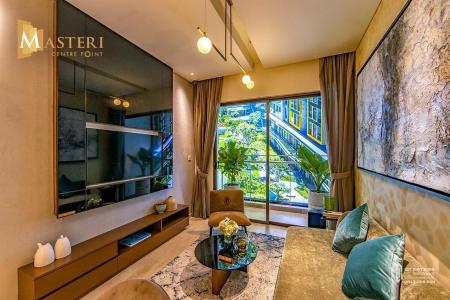 Nhà mẫu Masteri Centre Point, Quận 9 Căn hộ Masteri Centre Point tầng trung, bàn giao nội thất cơ bản. 