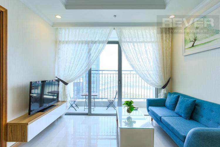 Phòng Khách Căn hộ Vinhomes Central Park tầng cao L2, 3 phòng ngủ, nội thất đầy đủ