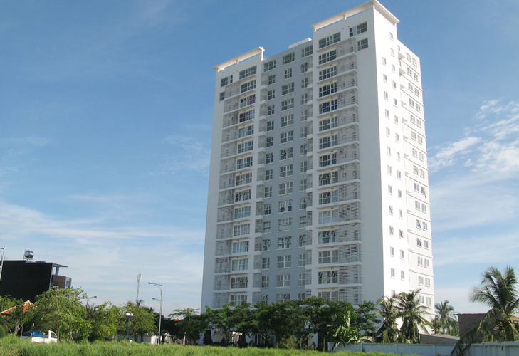  Căn hộ Sài Gòn Mới tầng 14 diện tích 76m2, bàn giao đầy đủ nội thất.