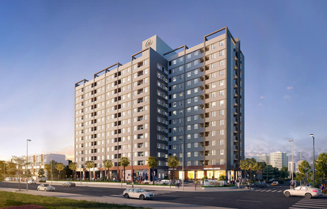 Citrine Apartment, Quận 9 Căn hộ Citrine Apartment tầng 8 thiết kế 3 phòng ngủ, view nhìn ra Xa Lộ.