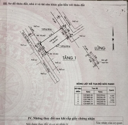 mặt bằng Nhà phố Huyện Hóc Môn Nhà phố Huyện Hóc Môn diện tích 75m2, có 2 mặt tiền cực thoáng mát.