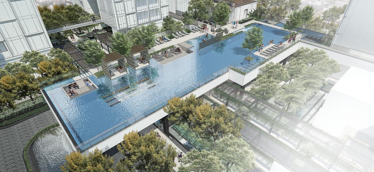 Căn hộ Empire City hướng 3 phòng ngủ diện tích 160.68m²