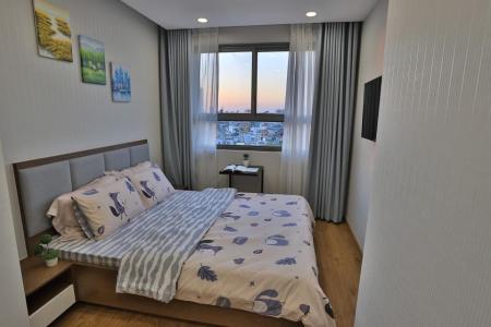 Phòng ngủ căn hộ Wilton Tower, Bình Thạnh Căn hộ Wilton Tower tầng 7 đầy đủ nội thất, tiện ích cao cấp.