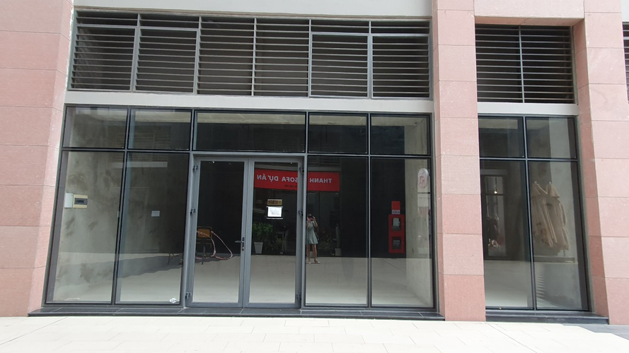 Shophouse The Sun Avenue diện tích 87m2, bàn giao thô không nội thất.