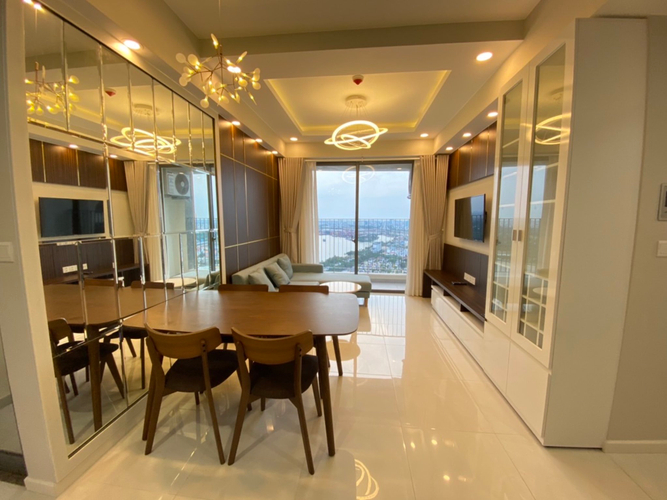 Căn hộ Masteri An Phú, Quận 2 Căn hộ Masteri An Phú tầng 31 view sông thoáng mát, đầy đủ nội thất.