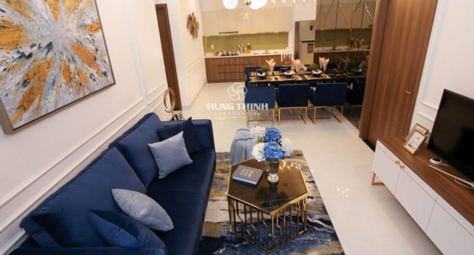 Phòng khách căn hộ Q7 Saigon Riverside Bán căn hộ tầng cao Q7 Saigon Riverside, ban công hướng Đông đón nắng sớm, giao dịch nhanh chóng.