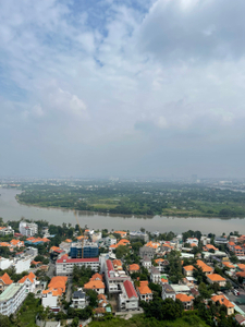 View căn hộ Masteri Thảo Điền, Quận 2 Căn hộ Masteri Thảo Điền tầng 38 view đón gió mát, đầy đủ nội thất.