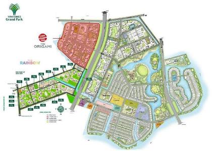 Mặt bằng chung Vinhomes Grand Park Quận 9 Căn hộ Vinhomes Grand Park tầng cao, bàn giao không nội thất.