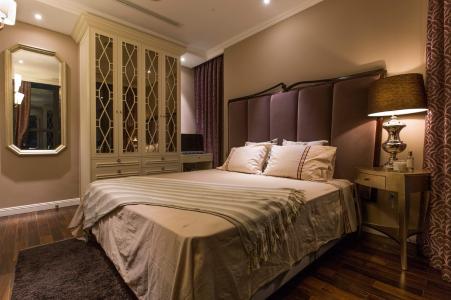 Phòng ngủ căn hộ Vinhomes Golden River Căn hộ Vinhomes Golden River hướng Tây Nam, diện tích 61.4m²