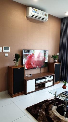 Phòng khách Diamond Lotus, Quận 8 Căn hộ Diamond Lotus tầng trung, view thành phố sầm uất.