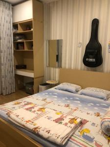 Phòng ngủ chung cư Bộ công an Quận 2 Căn hộ chung cư Bộ Công An tầng cao , view thành phố tuyệt đẹp.