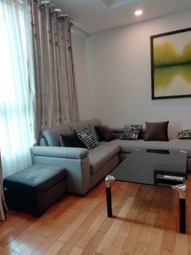 Phòng khách The Manor Quận Bình Thạnh Căn hộ The Manor tầng trung, đầy đủ nội thất