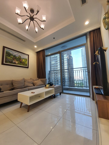 Căn hộ Vinhomes Central Park, Quận Bình Thạnh Căn hộ VInhomes Central Park tầng 15 view nội khu, đầy đủ nội thất.