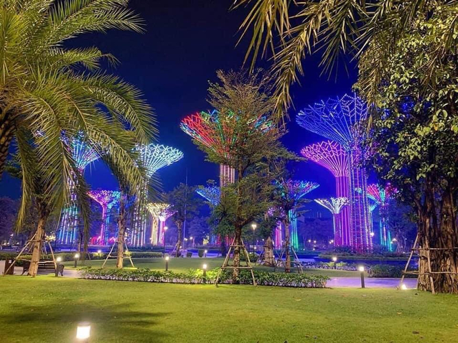 Tiện ích Vinhomes Grand Park, Quận 9 Căn hộ Vinhomes Grand Park hướng ban công tây nam không có nội thất diện tích 59.1m²