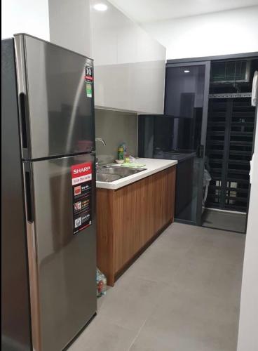 Phòng bếp căn hộ Eco Green Saigon Căn hộ 3 phòng ngủ Eco Green Saigon thiết kế hiện đại đầy đủ nội thất