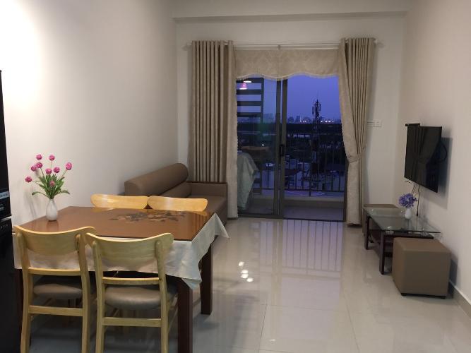 phòng ngủ căn hộ The Sun Avenue Căn hộ The Sun Avenue tầng thấp, view Landmark 81.