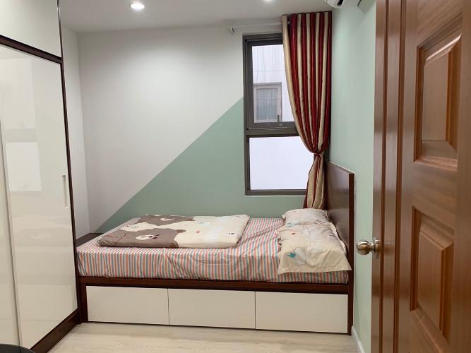 phòng ngủ Căn hộ Saigon South Residence tầng 18 có 2 phòng ngủ, đầy đủ nội thất.