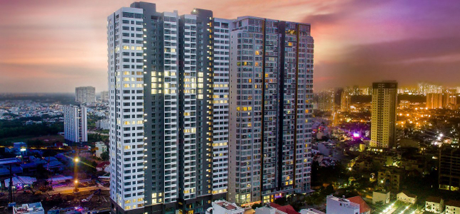 building căn hộ An Gia Skyline Căn hộ An Gia SkyLine tầng 7 thiết kế 3 phòng ngủ, nội thất cơ bản.