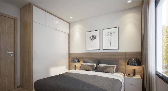 Nhà mẫu Vinhomes Grand Park, Quận 9 Căn hộ Vinhomes Grand Park nội thất cơ bản, ban công view Đông Nam