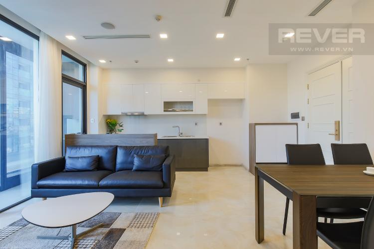 Phòng Khách Căn hộ Vinhomes Golden River tầng tháp, 2PN đầy đủ nội thất