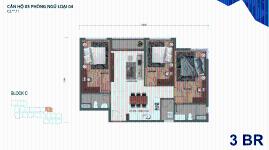 Safira Khang Điền - Mặt bằng căn hộ 3PN
