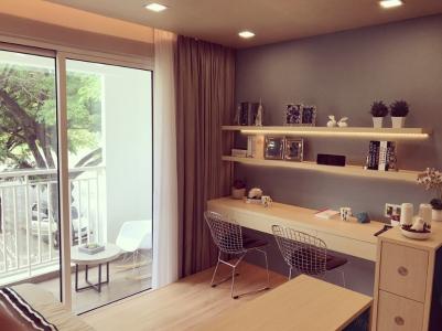 nhà mẫu Sunrise Riverside Căn hộ Officetel Sunrise Riverside tầng trung, view đường nội khu.