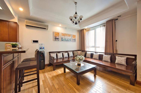 Căn hộ The Manor, Quận Bình Thạnh Căn hộ The Manor tầng 6 diện tích 38m2, đầy đủ nội thất.