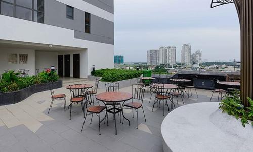 Căn hộ The Sun Avenue, Quận 2 Officetel The Sun Avenue có 1 phòng ngủ rộng rãi, đón gió mát mẻ.