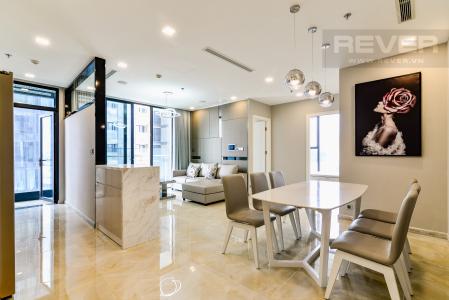 Tổng Quan Căn hộ Vinhomes Golden River hướng Tây Nam, diện tích 92.3m²