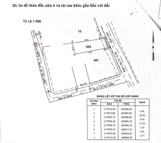 Bản vẽ đất nền Huyện Nhà Bè Đất nền hẻm xe hơi đường LÊ Văn Lương, diện tích 114.5m2 xây dựng tự do.