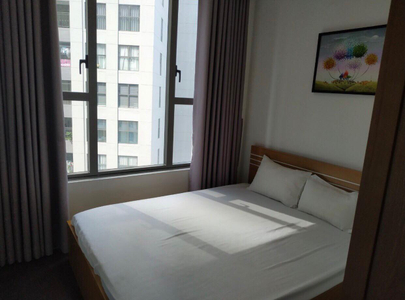 Căn hộ The Tresor, Quận 4 Căn hộ The Tresor tầng 12 thiết kế 2 phòng ngủ, ban công hướng Đông Bắc.