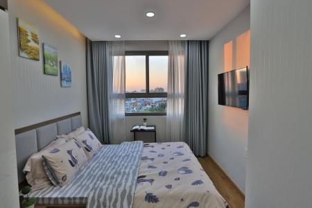 Phòng ngủ căn hộ Wilton Tower, Bình Thạnh Căn hộ Wilton Tower tầng 7 đầy đủ nội thất, tiện ích cao cấp.