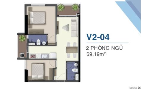 Căn hộ Q7 Saigon Riverside tầng thấp, hoàn thiện cơ bản