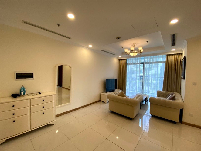 Căn Officetel VInhomes Central Park, Quận Bình Thạnh Officetel Vinhomes Central Park tầng 4, đầy đủ nội thất và tiện ích.