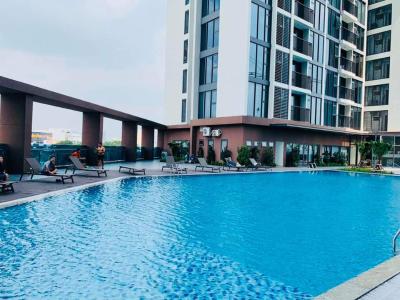 căn hộ Eco Green tháp HR1 quận 7 Căn hộ Eco Green SaiGon tầng cao diện tích 76m2, đầy đủ nội thất.