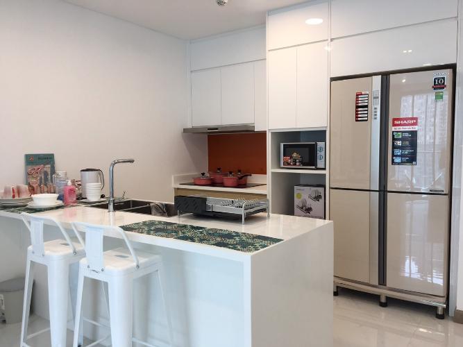 Căn hộ Sunwah Pearl, Quận Bình Thạnh Căn hộ Sunwah Pearl tầng 12A ban công hướng Đông Bắc, đầy đủ nội thất.