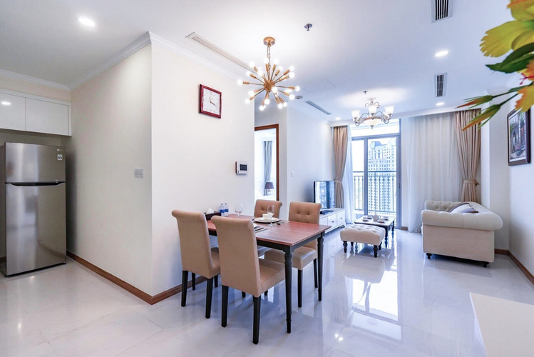 Căn hộ Vinhomes Central Park, Quận Bình Thạnh Căn hộ 1 phòng ngủ Vinhommes Central Park tầng 17, đầy đủ nội thất.