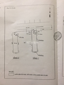 Bản vẽ nhà phố Quận 12 Nhà phố hẻm rộng 5m đường Tân Thới Hiệp 14, diện tích 67.2m2 vuông đẹp.