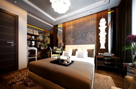 Phòng ngủ căn hộ Carillon 7, Tân Phú Căn hộ tầng thấp Carillon 7 nội thất cơ bản, ban công hướng Đông Nam.