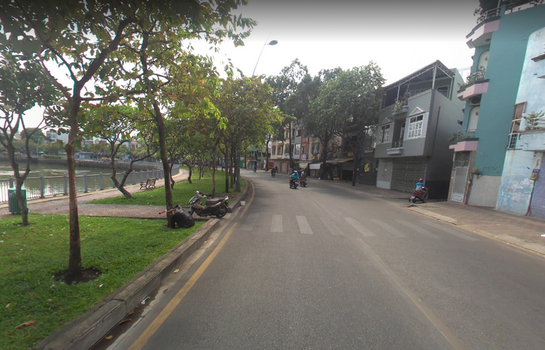 Đường trước văn phòng Quận Phú Nhuận Văn phòng tòa nhà CNOMAD nội thất văn phòng có sẵn