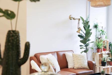 Phòng khách căn hộ VISTA VERDE Căn hộ Vista Verde 2PN, tầng thấp, diện tích 75m2, đầy đủ nội thất