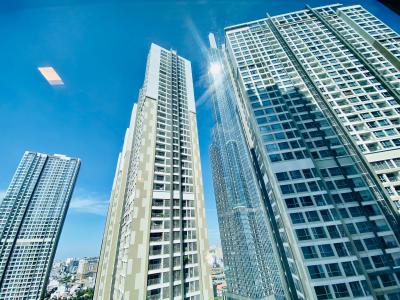 view căn hộ VINHOMES CENTRAL PARK Căn hộ Vinhomes Central Park đầy đủ nội thất diện tích 80m².