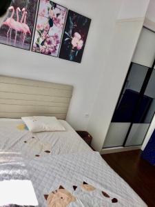 Phòng ngủ Sunrise Riverside Căn hộ Sunrise Riverside tầng trung, đầy đủ nội thất