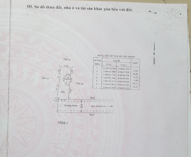 Bản vẽ đất nền Quận 9 Đất ngay cầu Ông Nhiêu hướng Nam đường xe hơi rộng rãi, diện tích 140m2.